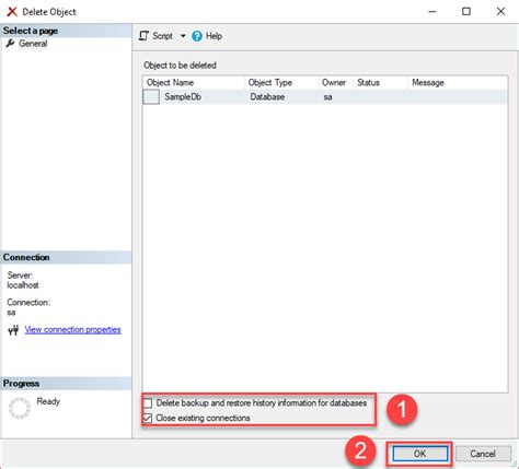 sql drop all queries in testing database|sql database data dropping.